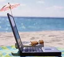 Photo: a Peaceful PC on the beach